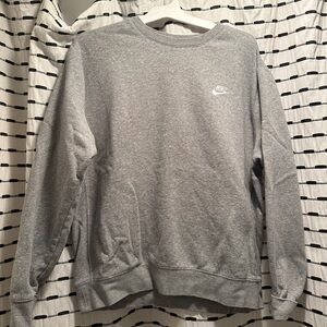 Grey Nike crewneck